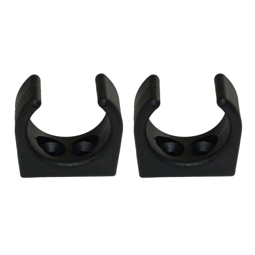 2 Pieces 33mm 1-1/4" Clips Holder Ladder Paddle Rod Holder Storage Brackets