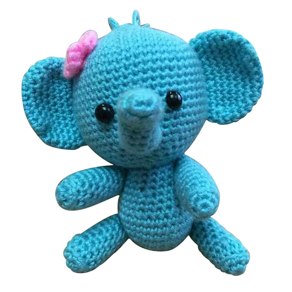 2 Pcs Cute Shape Hand Knitting Crochet Kit with Instructions, Easy to Follow