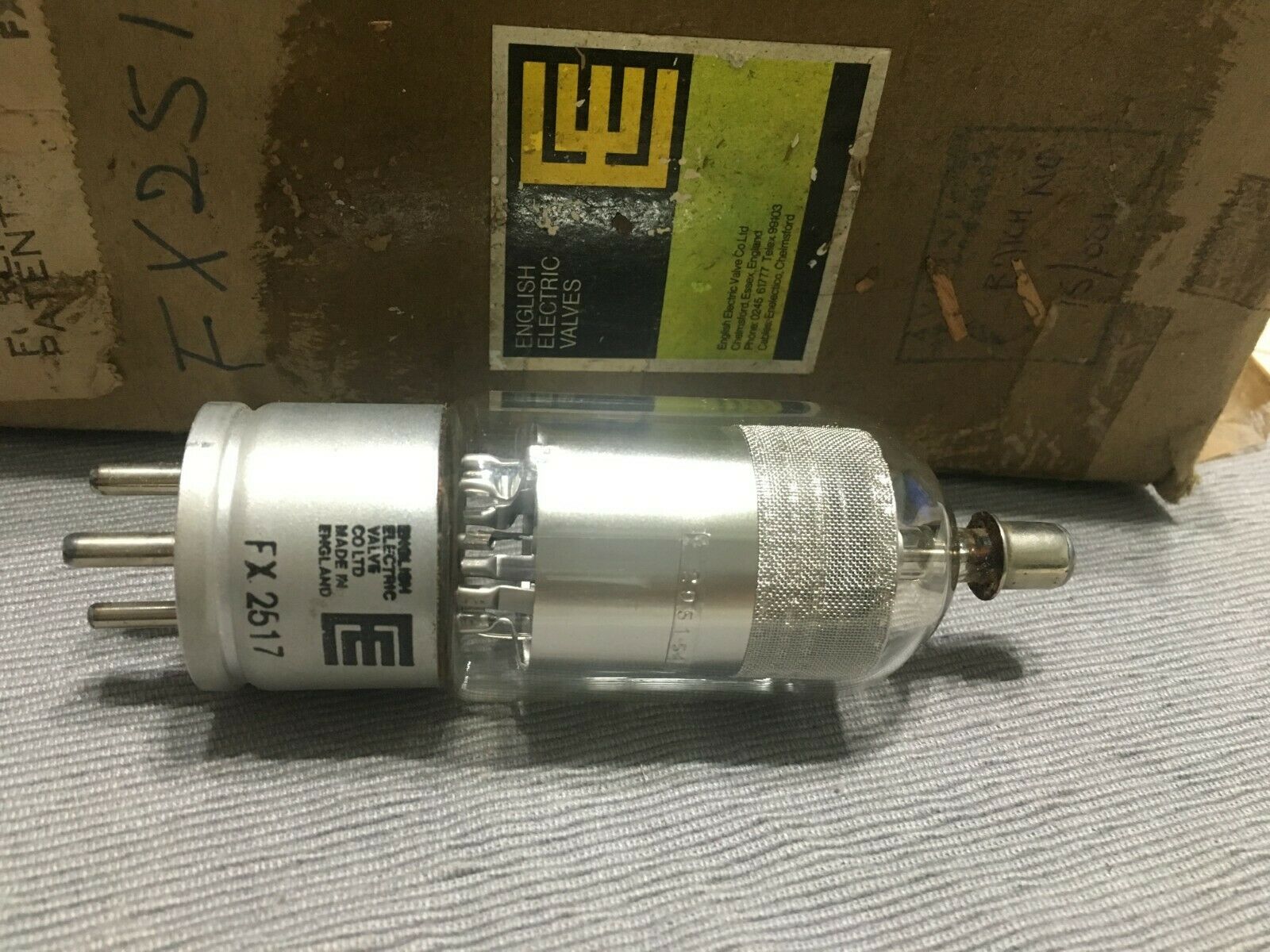1PCS - ENGLISH ELECTRIC VALVES FX2517 Vacuum Tube - NOS