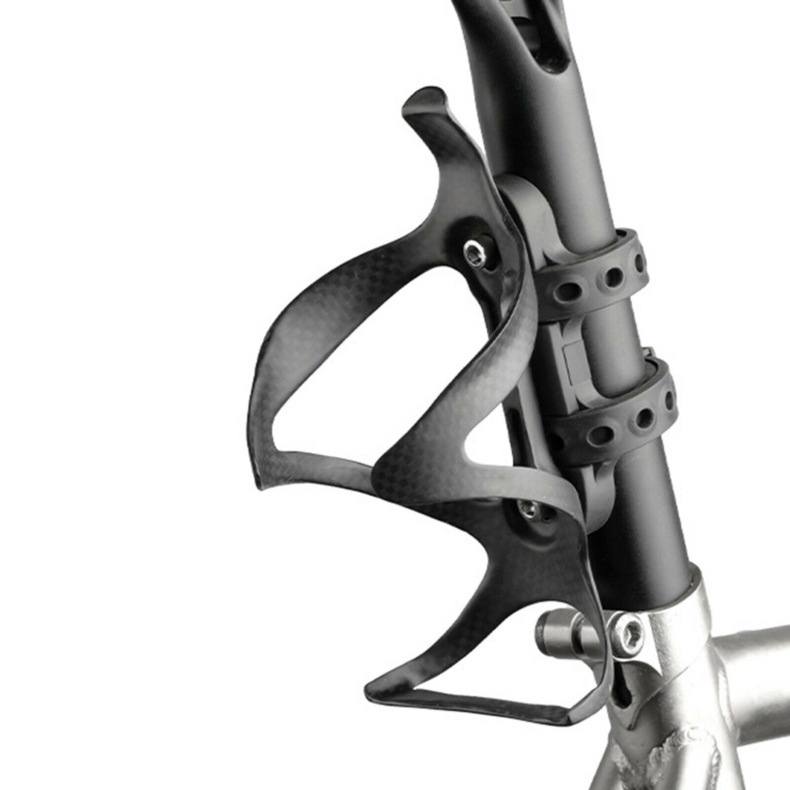 Mountain Bicycle Water Bottle Cage Holder Adapter Handlebar Bracket Mounting