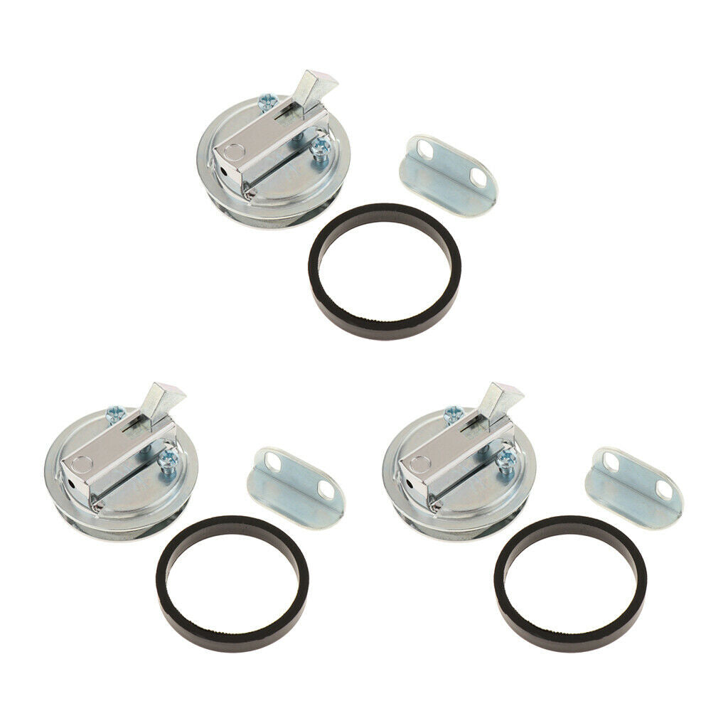 Marine Grade Stainless Steel Round Hatch Flush Boat Hatch Lift Ring 45x15mm, 3
