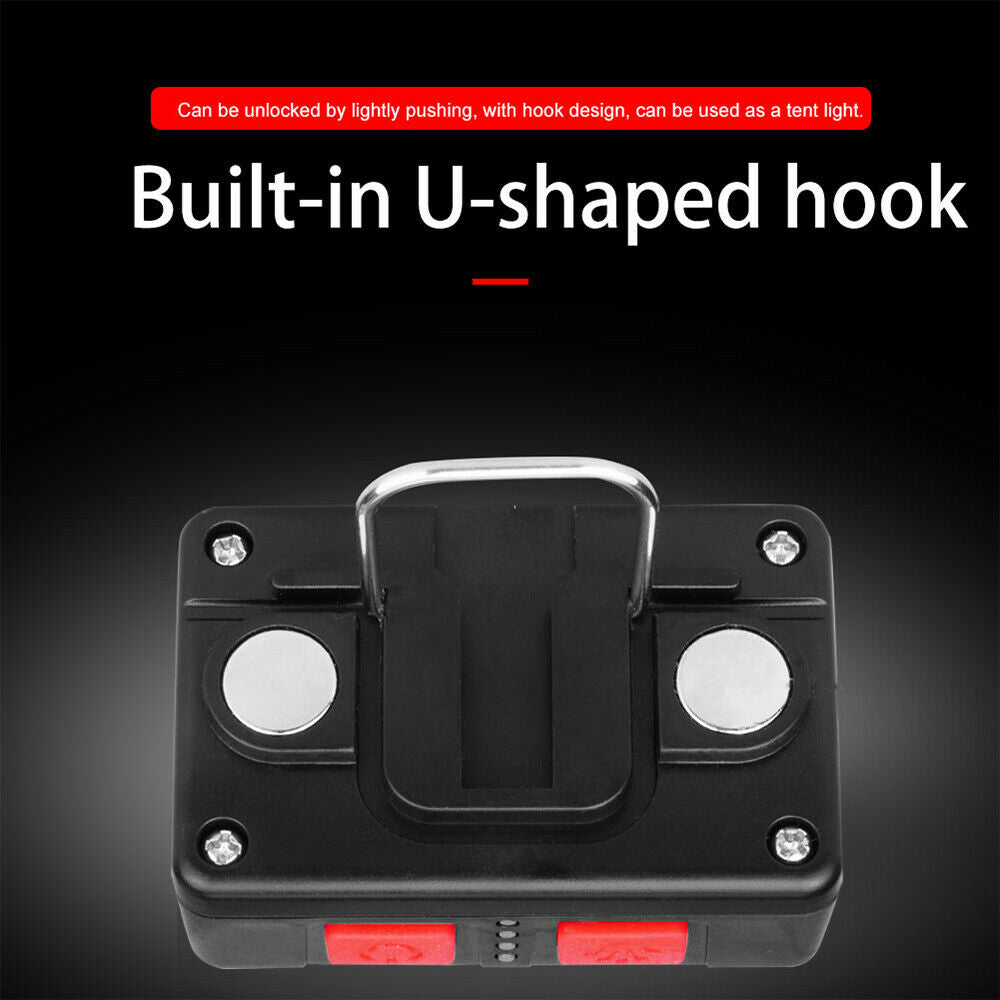LED Outdoor Headlight Headllamp Waving Smart IR Sensor USB Fishing RGB Light
