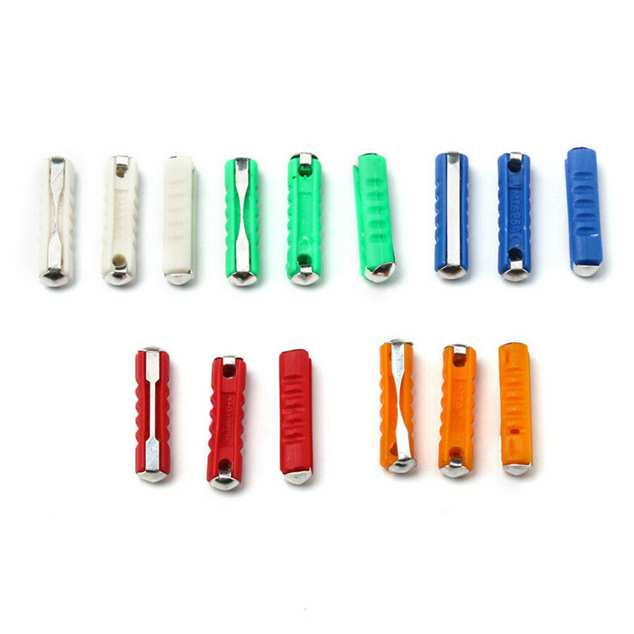 200PCS Torpedo Car Fuses European Automotive Fuse 5-30AMP Blade Bakelite Old Car