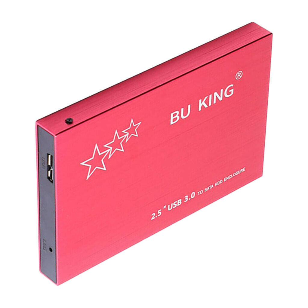 Aluminum 320GB External 2.5" USB 3.0 Hard Drive Disk HDD SATA for Laptop Red