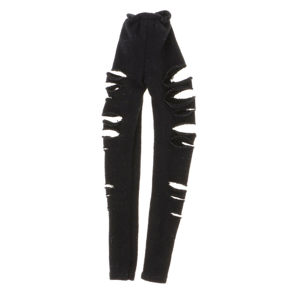 1/6 Cute Long Sleeve Pullover & Ripped Pants Casual Clothes Suit for 12