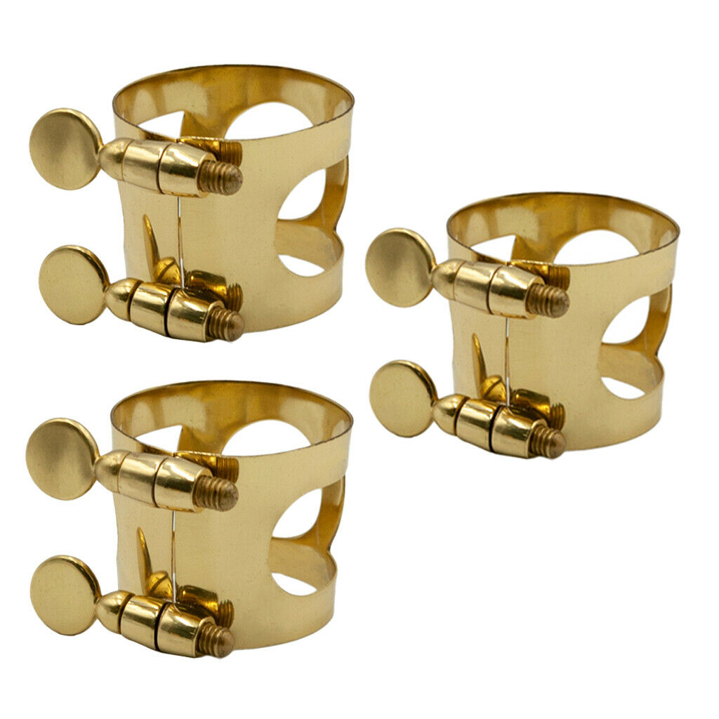 1x saxophone ligature suit for alto saxophone, mouthpiece accessories - soprano