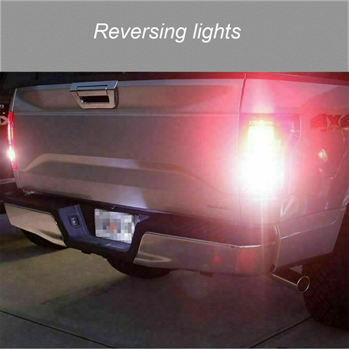 LED Reverse License Plate Brake Light Kit For Chevrolet Silverado 1500 2500 3500