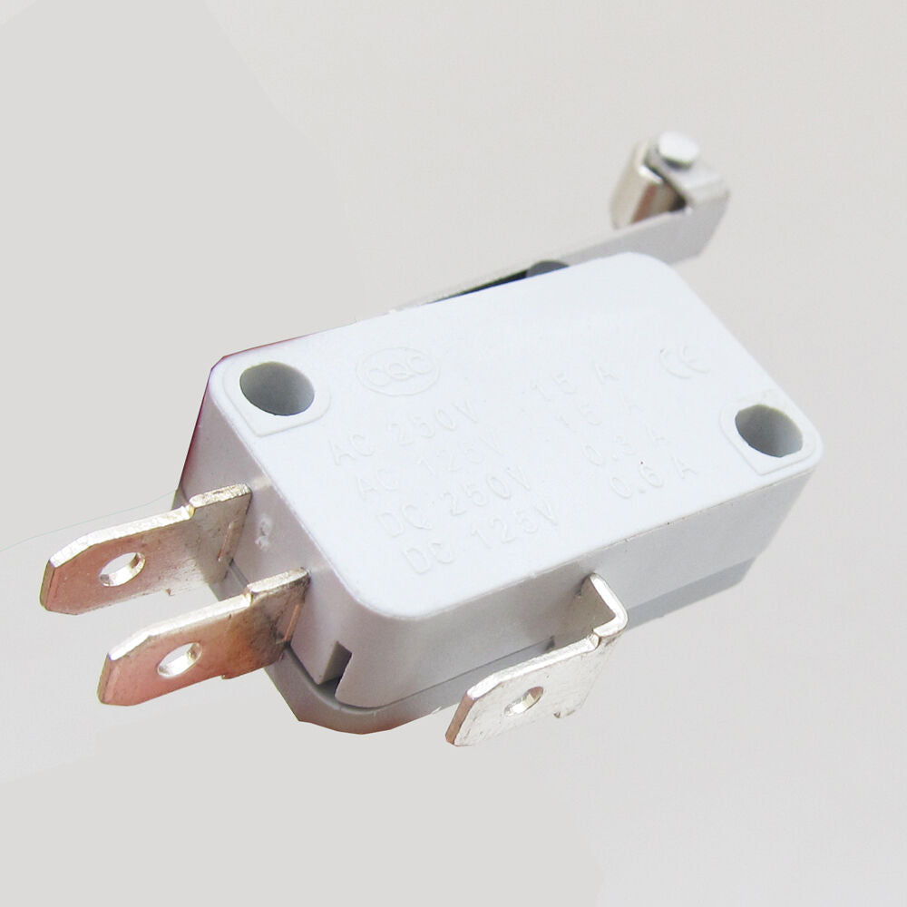 100pcs 28x16mmx10mm 15A Grey Micro Switch Metal High Level Roller Limit N.O/N.C