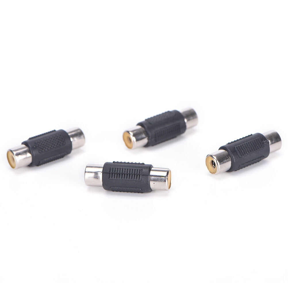 10x RCA Female to Female Coupler Plug Audio Video AV Cable Adaptor RCA Joi.l8
