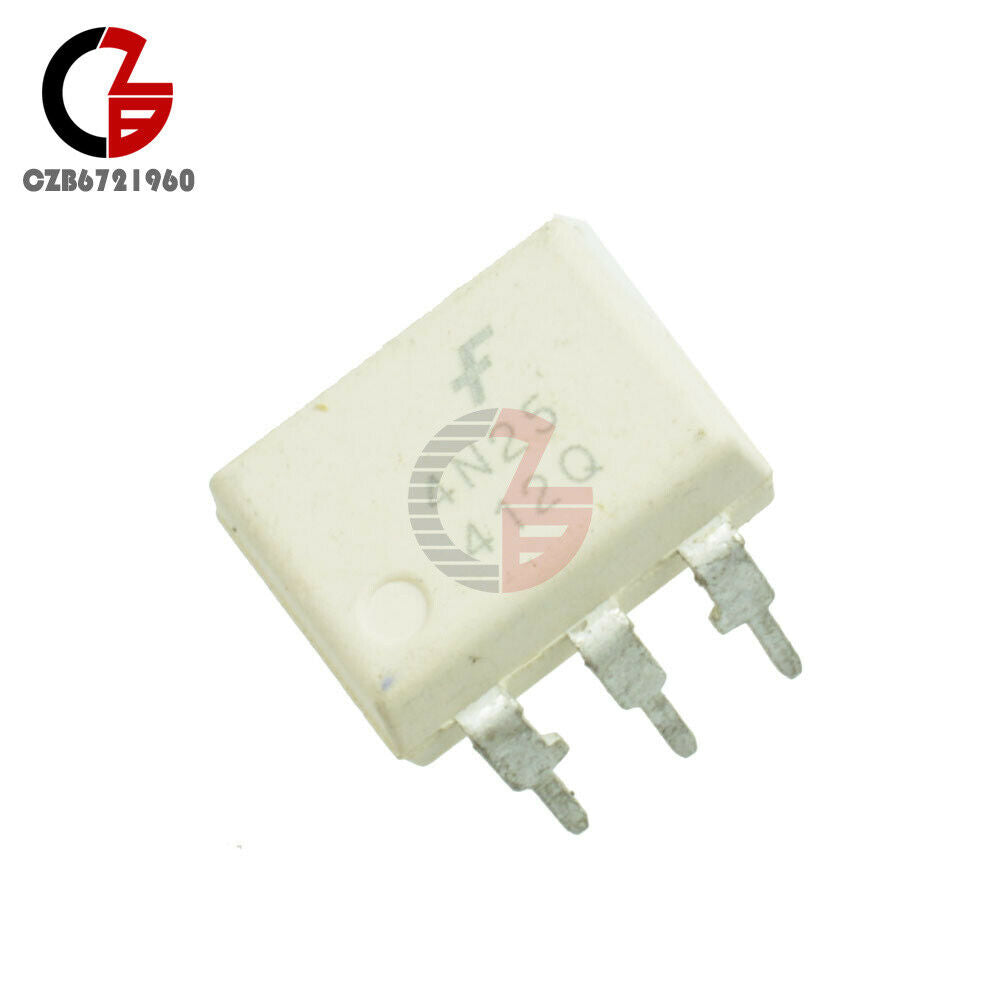 10Pcs 4N25 4N25M DIP-6 Optoisolators Transistor DIP NEW FSC
