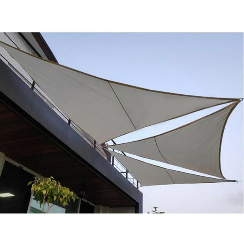 Sun Shade Sail UV Block Patio Canopy 3x3x3m for Garden Activities Beige
