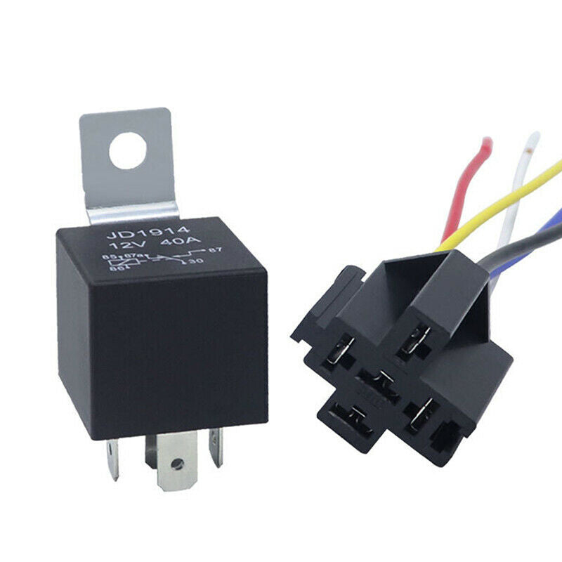 5 Pin 40A Waterproof Car Relay Long Life Automotive DC Relays Air Light  WF