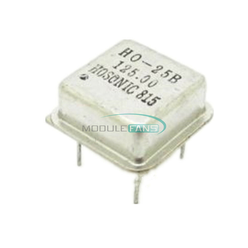 5PCS 125MHz 125.000MHz Active Crystal Oscillator OSC Square DIP4
