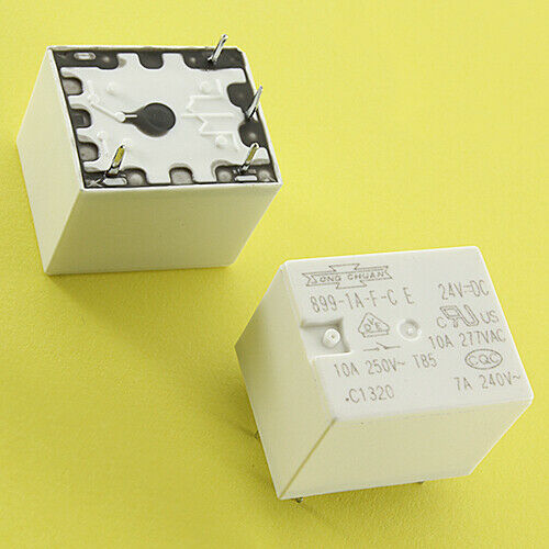 [4pcs] 899-1A-F-CE Relay 24VDC 10A THT