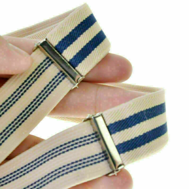 Adjustable Elastic Men Women Suspenders Clip-On Braces Trouser Unisex