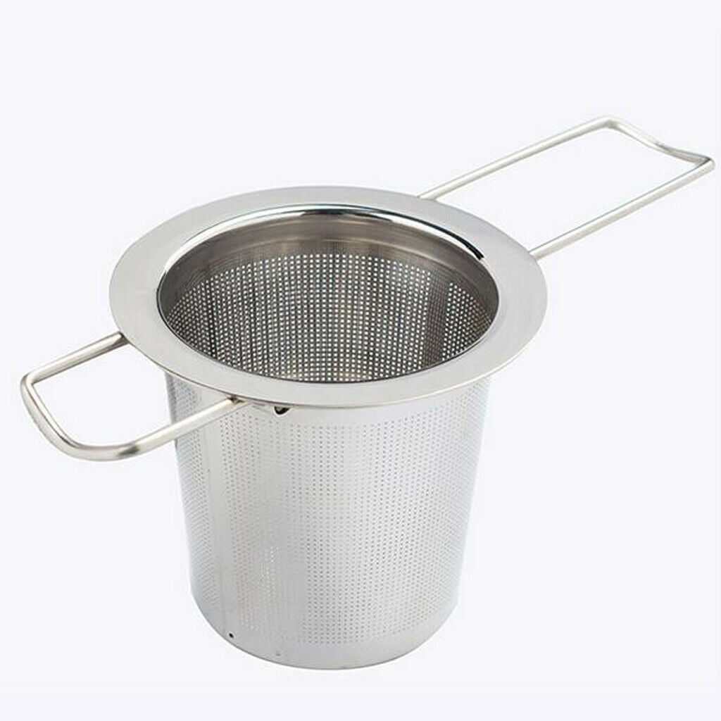 Stainless Steel Tea Infuser Strainer With Long Teapot Hanging Handle