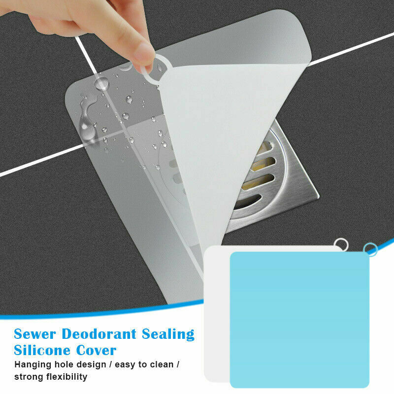 Sewer Deodorant Sealing Silicone Cover Drain Anti-smell Pad for Bathroom Kitchen