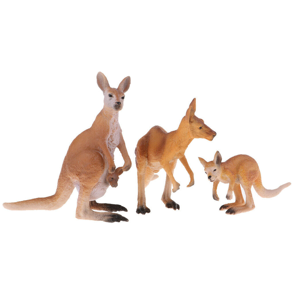 3 Pieces Wild Animals Figures -