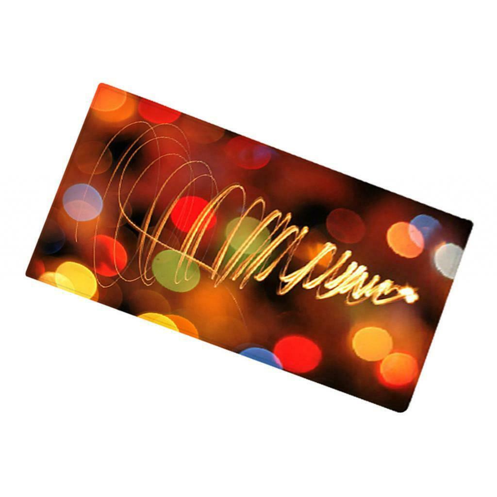Living Room Floor Mat Carpet Bedroom Area Rug for Christmas  Light Yellow
