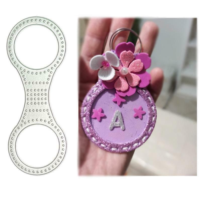 Double Circle Metal Cutting Dies Stencil DIY Scrapbooking Album Paper Card Mold