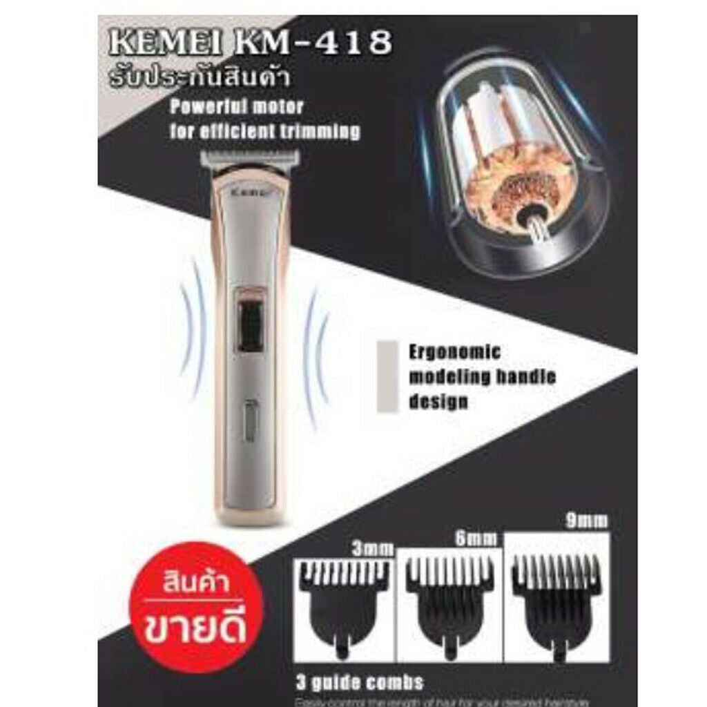 Pro Electric Cordless Handy Hair Clipper Razor Beard Removal Set EU Plug