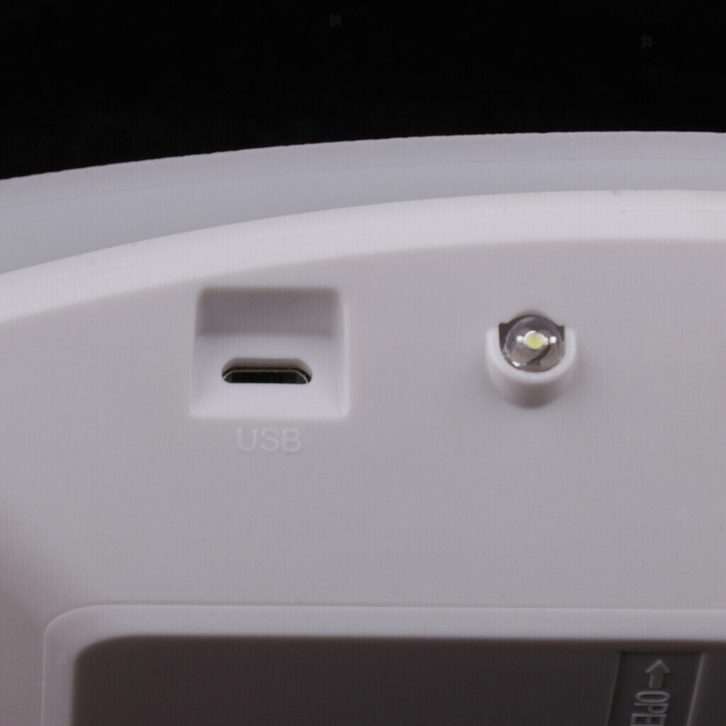 USB Rechargeable PIR Motion Sensor Sconce Wall Lamp Night Light Warm White