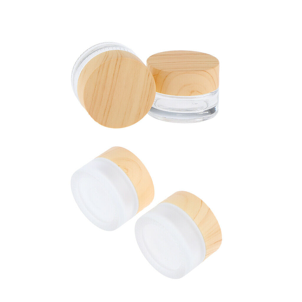 4Pcs Empty Jar Mini Cosmetic Bottle  Make Up Tin Lotions Container 5g