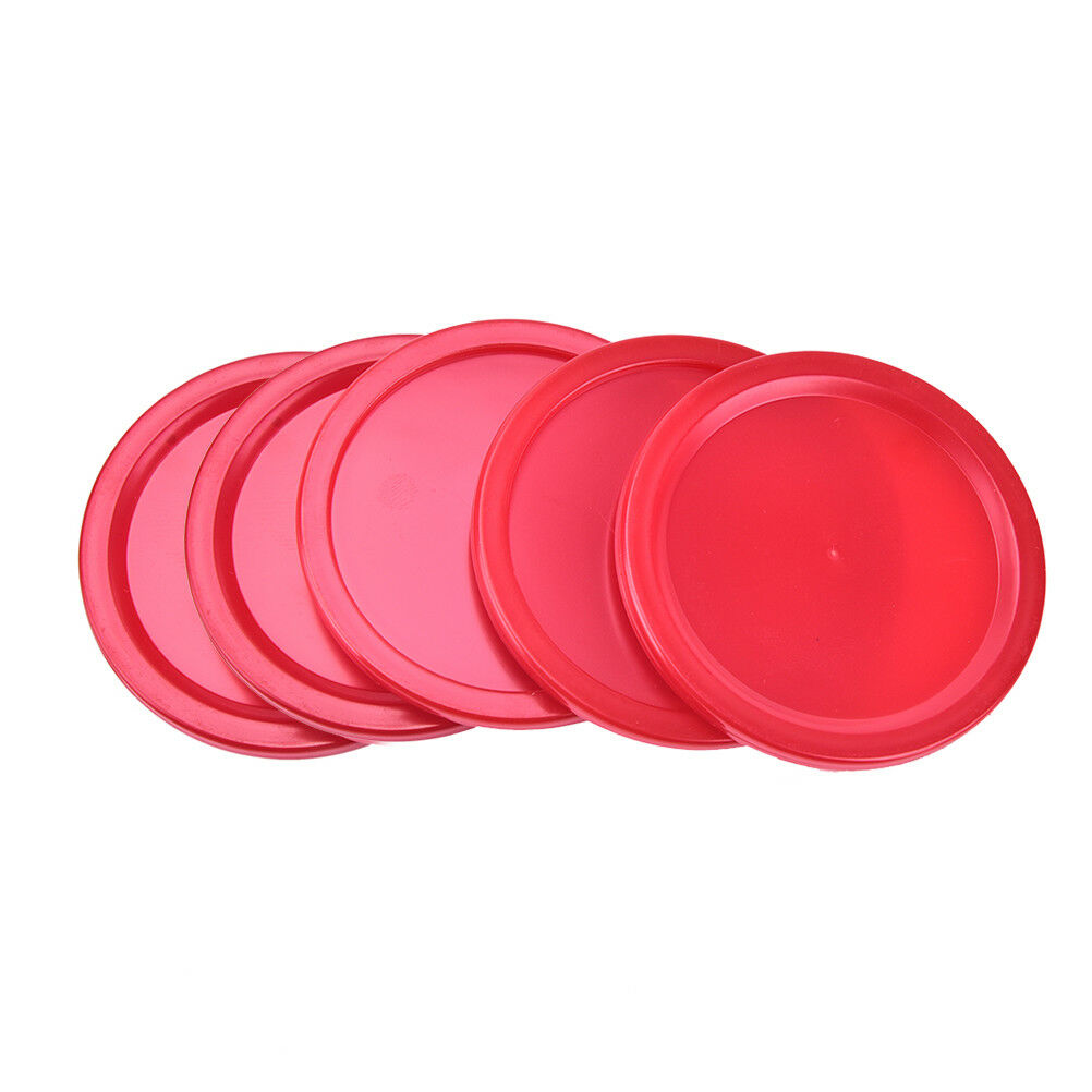 5Pcs 2 inch Mini Air Hockey Table Pucks 51mm Puck Children Table Red Hj.l8