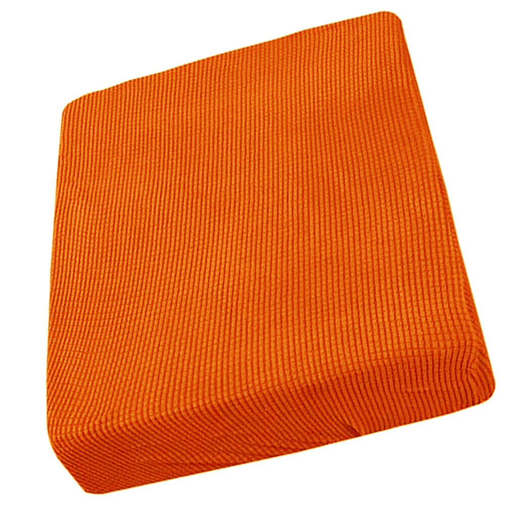 Orange stretch sofa seat cushion covers couch cover 1 seater