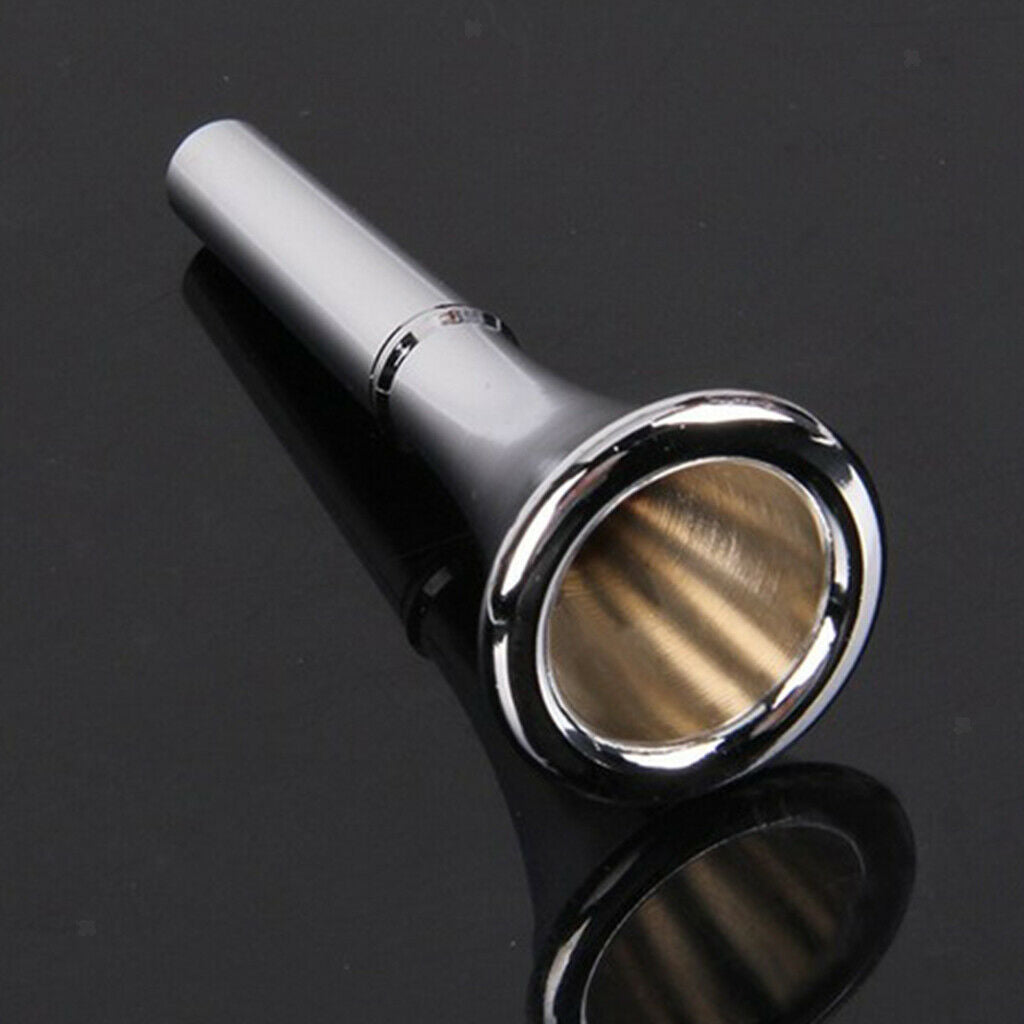 2 Pieces French Horn Mouthpiece Nozzle Durable Stylish Alloy for Parts Accs