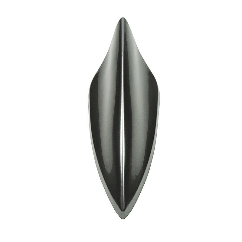 1x Grey Car Roof Shark Fin Style Antenna AM/FM Radio Signal Aerial Decor Cover