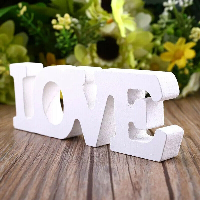Woody Letters Romantic English Alphabet "LOVE" Home Decoration Accessori.l8