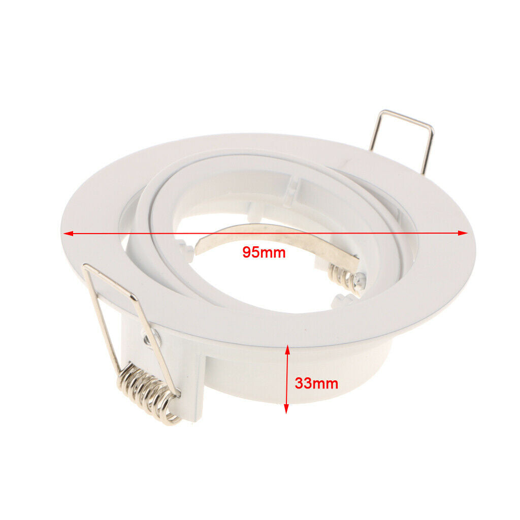 Small LED or MR16, GU10 Fitting Fixture Lamp Holder Ceiling Spot Downlights