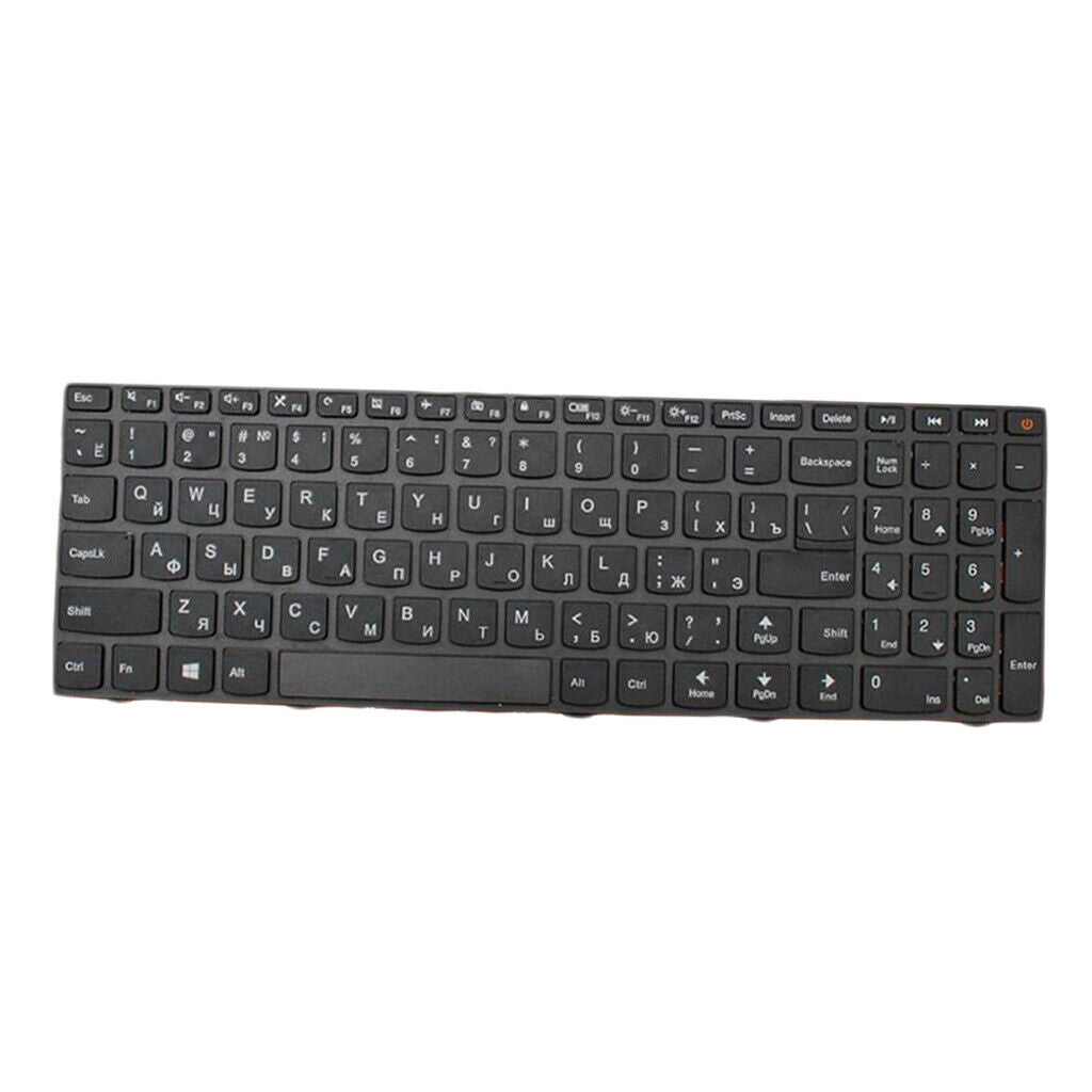 Black RU Laptop Computer Notebook Keyboard Keypad fit for Lenovo 110-15