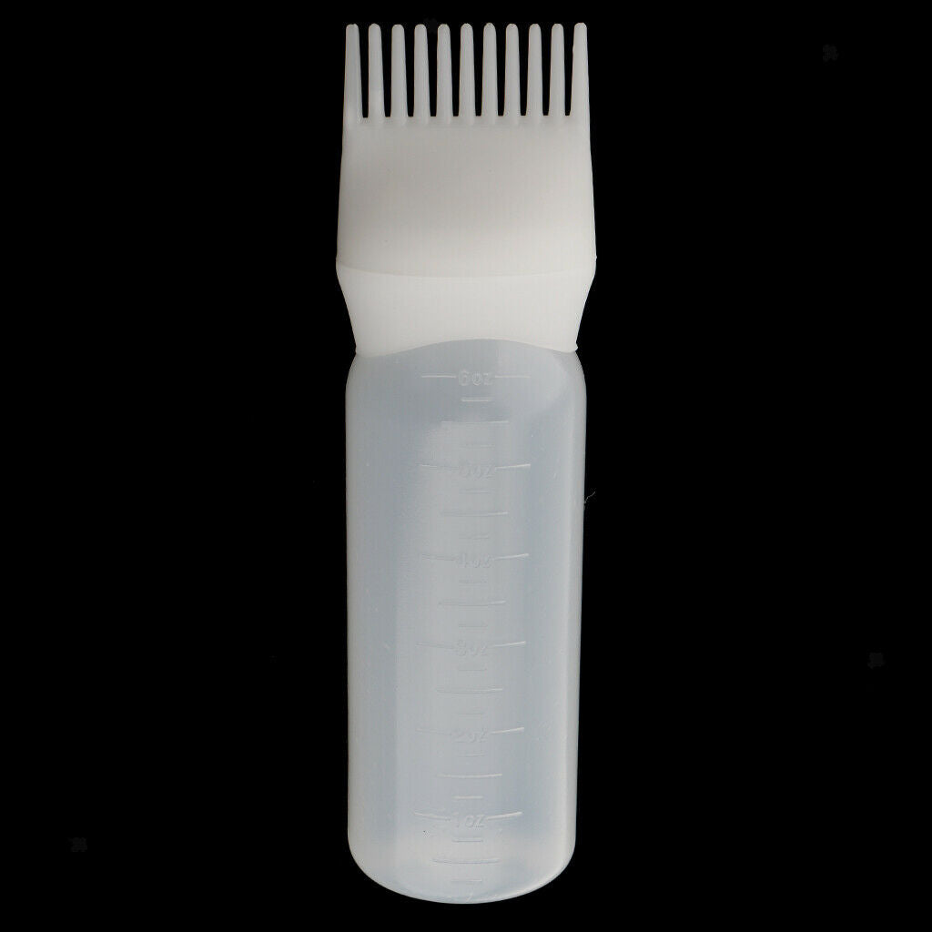 Hair Dye Bottle Applicator Comb Dispensing 120ML Salon Hair Coloring Dyeing