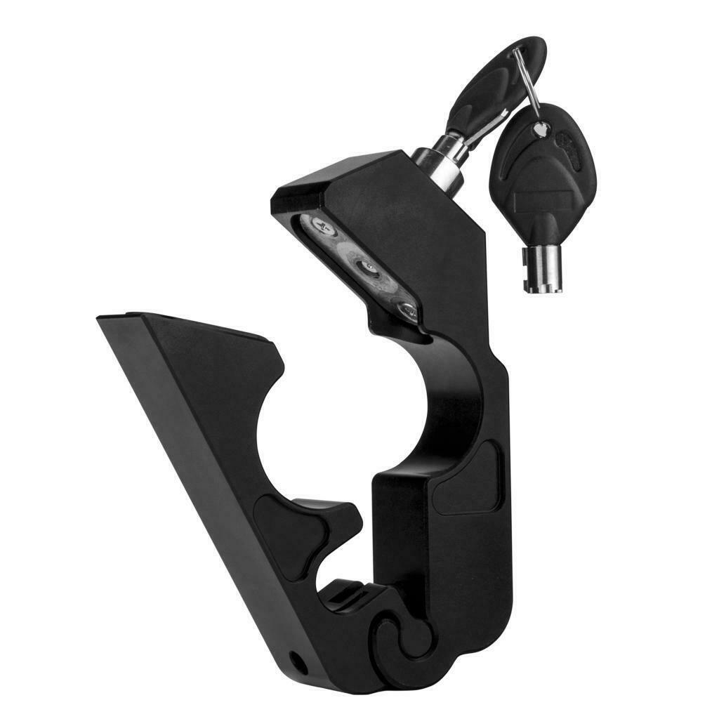 Black Motorcycle Lock Anti Theft  Handlebar Grip Lock For Scooters ATV