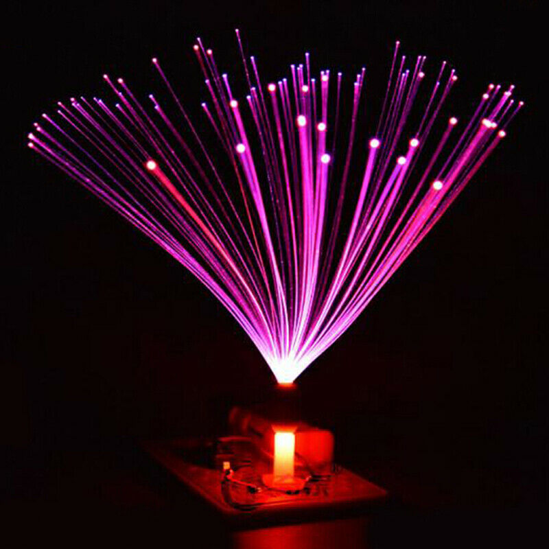 Kids Science Experiment Kits Colorful Fiber Optic Lights DIY Assembly  LpDFAU