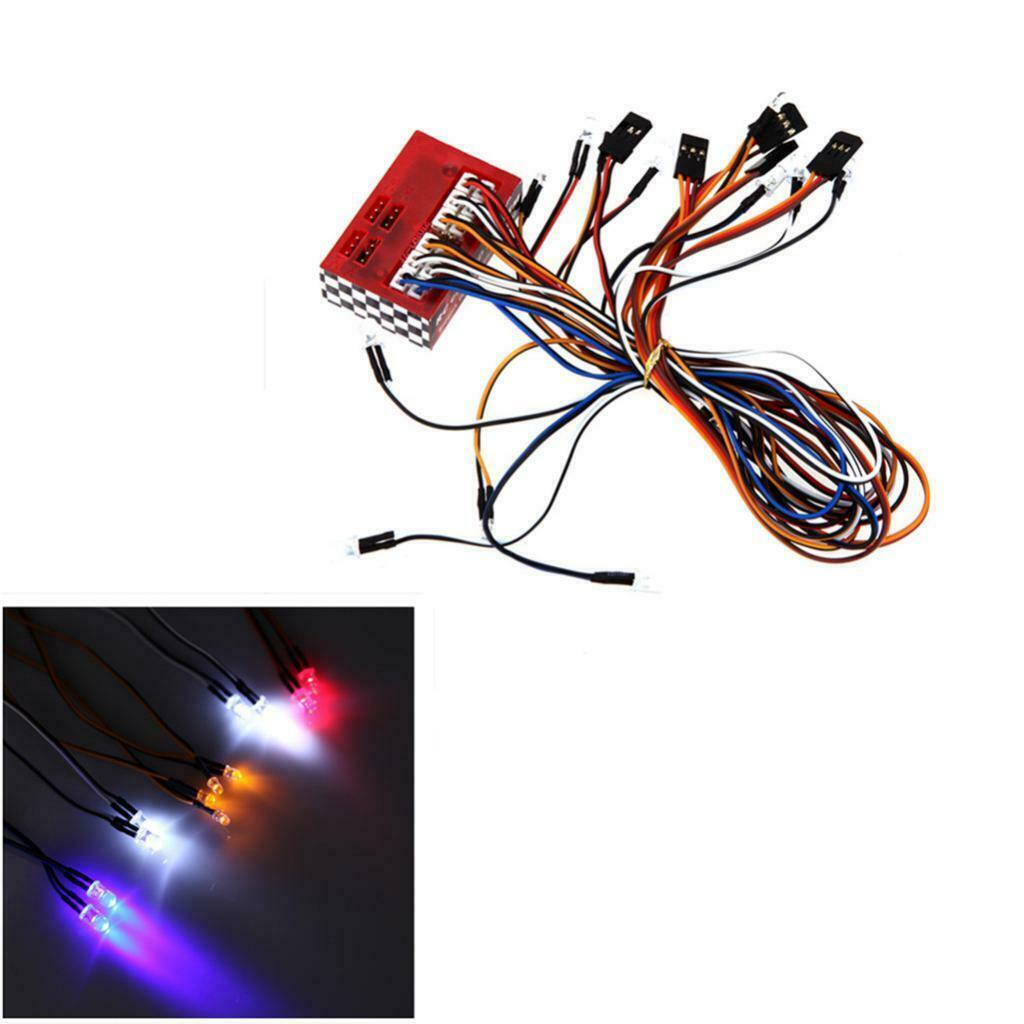 Climbing Car LED Lamp for 1/10 1/8 HSP Redcat  CC01 4WD Axial SCX10