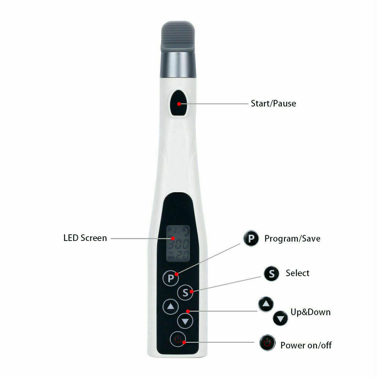 Dental Mini 16:1 Contra Angle LED Endo Motor Root Canal Treatment Wireless