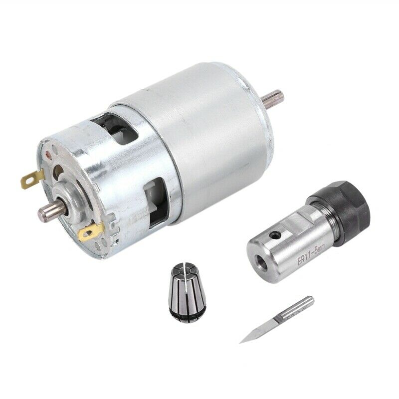 775 DC Engraving Machine Spindle Motor 12-36V Ball Bea Spindle Motor with ER11K4