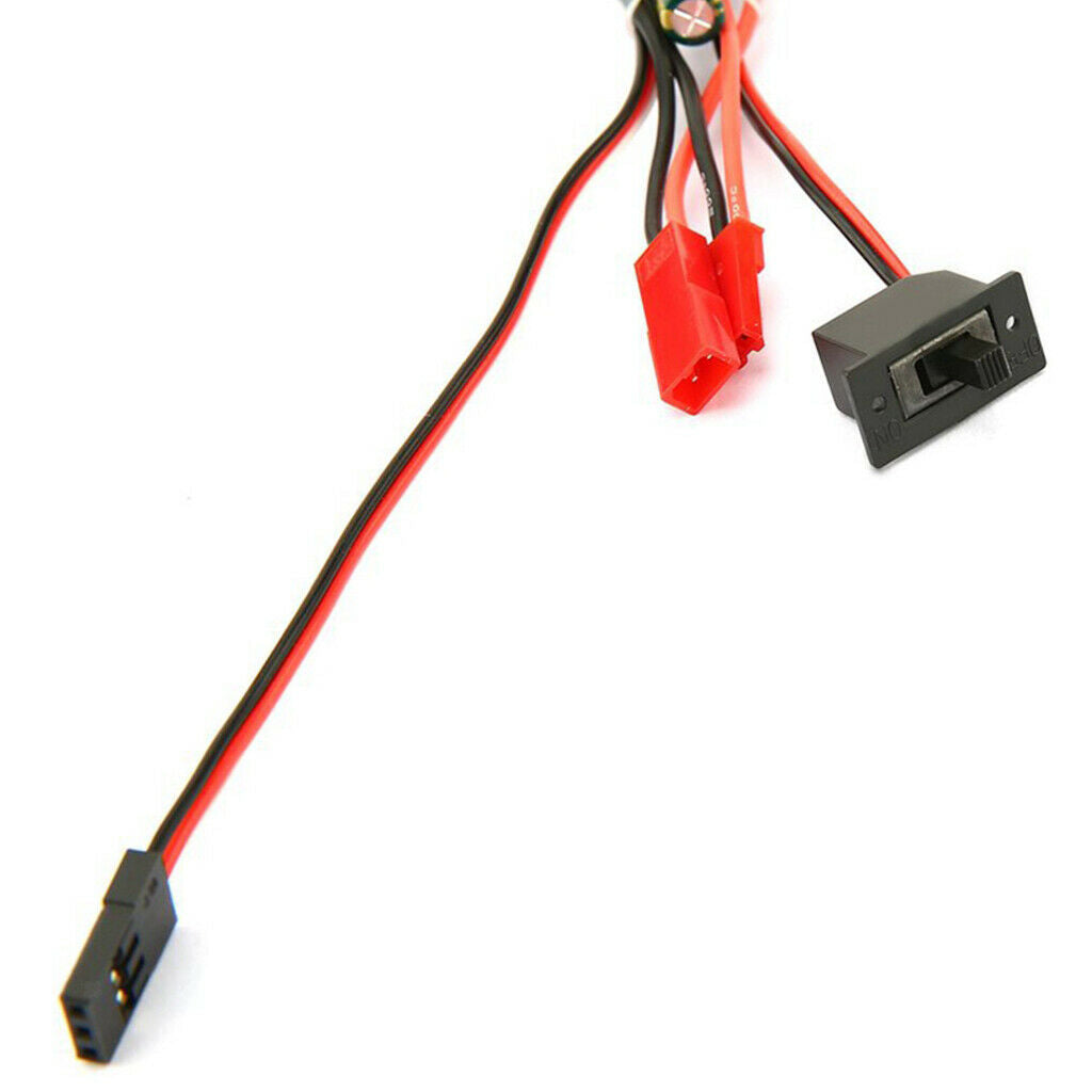 30A Brushed ESC, RC Car/Boat Motor Speed-control, with Reverse & Brake, Built in