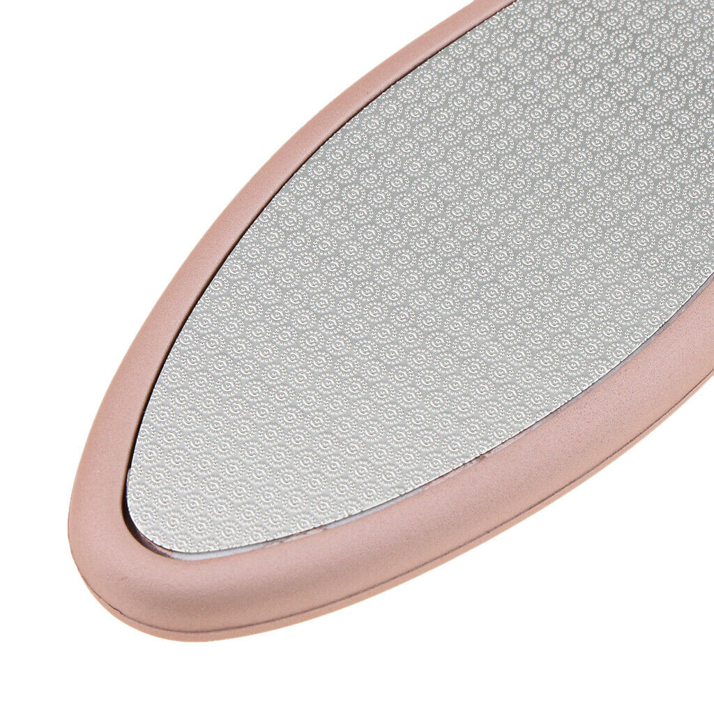 2 Pieces Metal Pedicure Foot File Callus Remover Rough Dry Deed Skin Removal