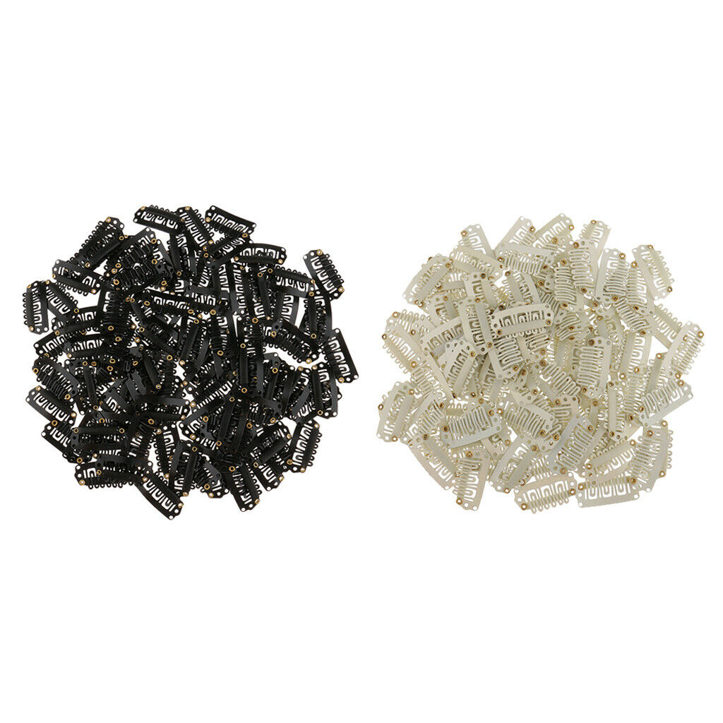 200pcs 28mm U Shape Metal Clips for Wig Clips