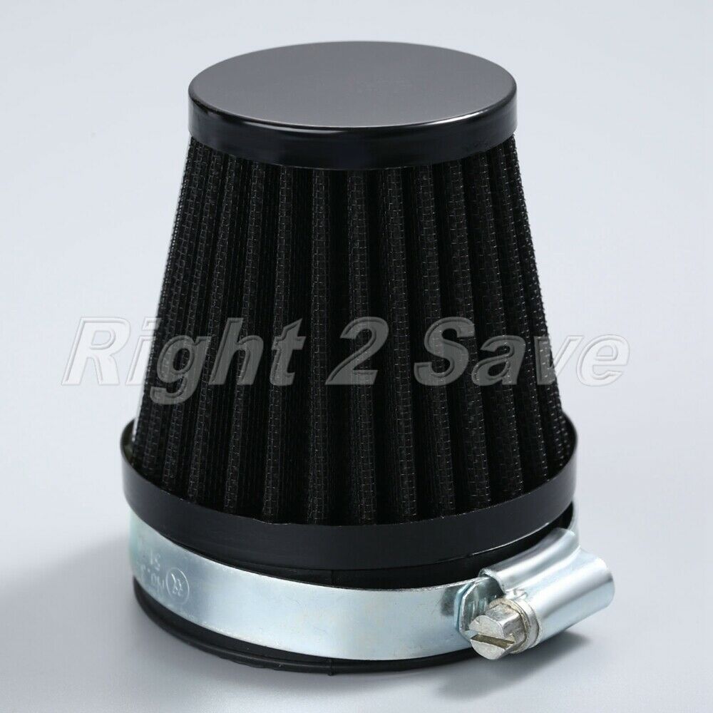 Motorcycle 60mm Air Intake Filter Cleaner for ATV Minibike Scooter Metal Rubber