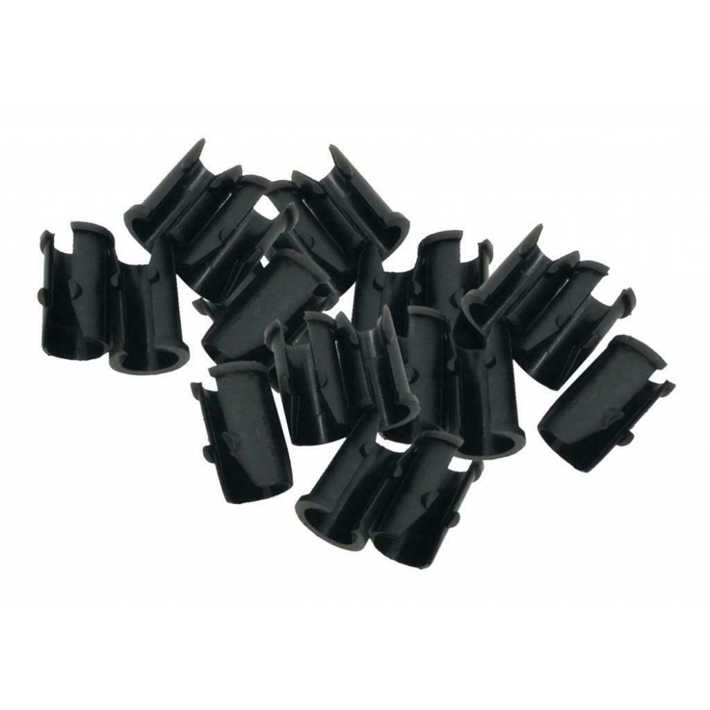 20pcs Bike Cable Buckcle Sleeve  Frame U Shape Hose Cables Clip Clamp