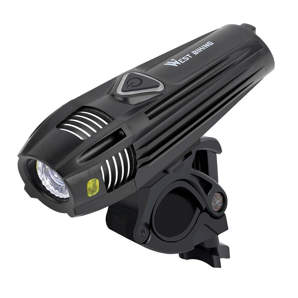 Bicycle Head Light Front Handlebar Lamp Waterproof Bike LED Headlight White