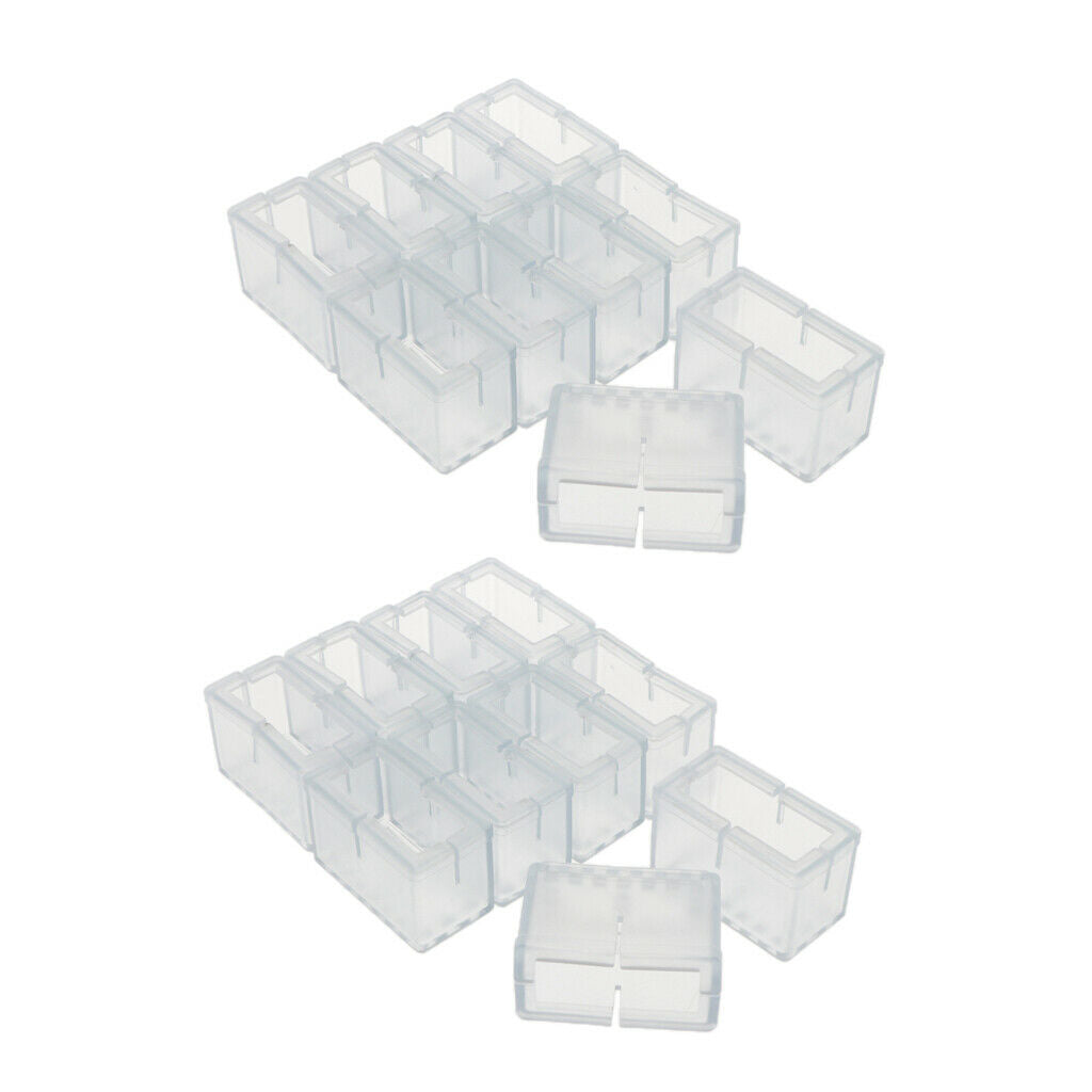 20pcs Chair Leg Caps Tips for Dinning Room Chair Bar Stool Patio Chair