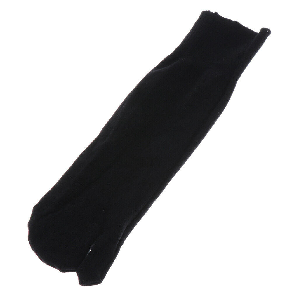 2 Pairs of Pointed Toe And Pointed Toe Socks Tabi / / Geta Unisex Socks Black