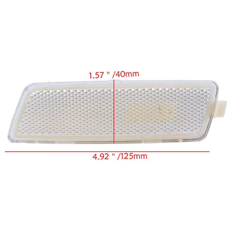 Front Left Driver Clear White Len Side Marker Light Housing For VW R32 Rabbit