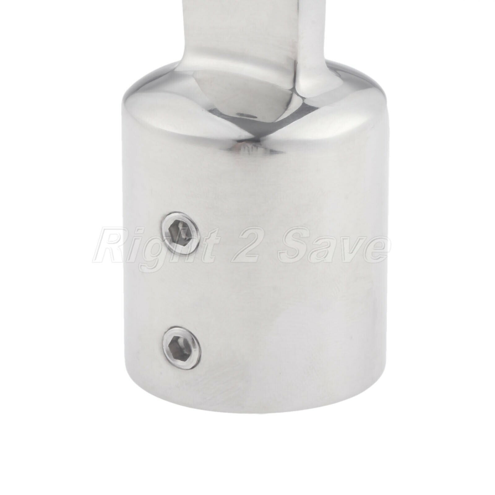 2Pcs Bimini Eye End Top Caps 316 Stainless Polished Hardware Marine for 1" Tube